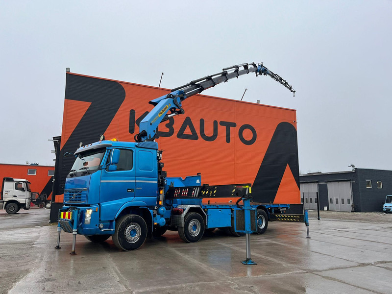 Volvo FH 16 660 8x4 PK60002 + JIB / PLATFORM L=6232 mm - Камион со платформа, Камион со кран: слика 1 Volvo FH 16 660 8x4 PK60002 + JIB / PLATFORM L=6232 mm - Камион со платформа, Камион со кран: слика 1