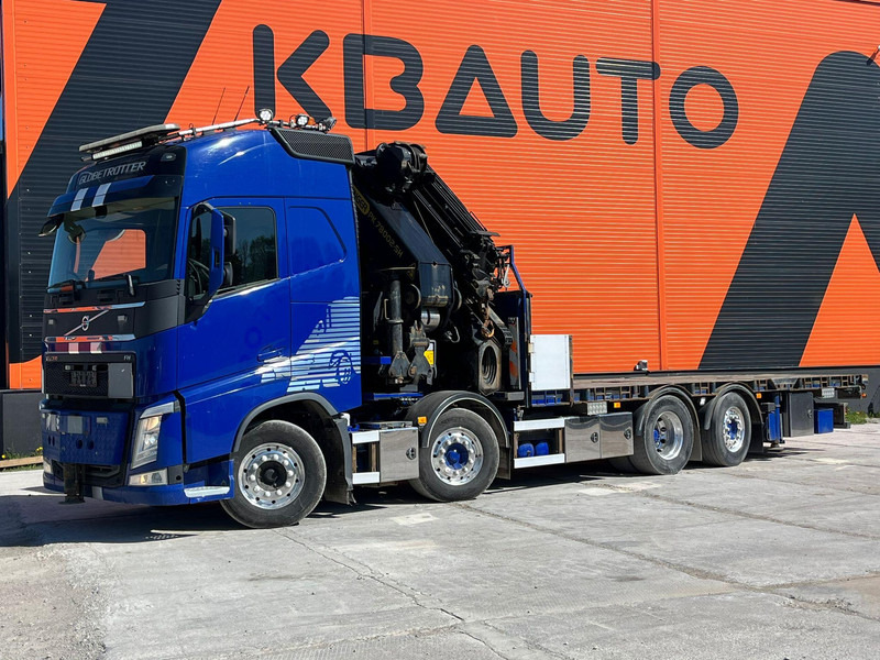 Volvo FH 460 8x2*6 PK78002 + JIB + WINCH / PLATFORM L=7190 mm - Камион со платформа, Камион со кран: слика 2 Volvo FH 460 8x2*6 PK78002 + JIB + WINCH / PLATFORM L=7190 mm - Камион со платформа, Камион со кран: слика 2