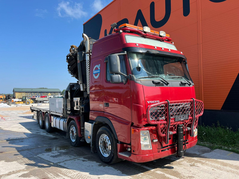 Volvo FH 480 8x4 HIAB 1055E-8 / WINCH / PLATFORM L=6928 mm - Камион со платформа, Камион со кран: слика 4 Volvo FH 480 8x4 HIAB 1055E-8 / WINCH / PLATFORM L=6928 mm - Камион со платформа, Камион со кран: слика 4