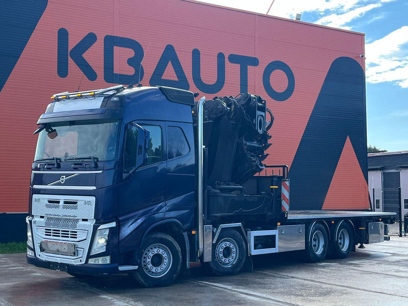 Volvo FH 500 8x4 EFFER 1405 6s + JIB + WINCH / PLATFORM EXTENDABLE L=6206 - 8226mm - Камион со платформа, Камион со кран: слика 2 Volvo FH 500 8x4 EFFER 1405 6s + JIB + WINCH / PLATFORM EXTENDABLE L=6206 - 8226mm - Камион со платформа, Камион со кран: слика 2