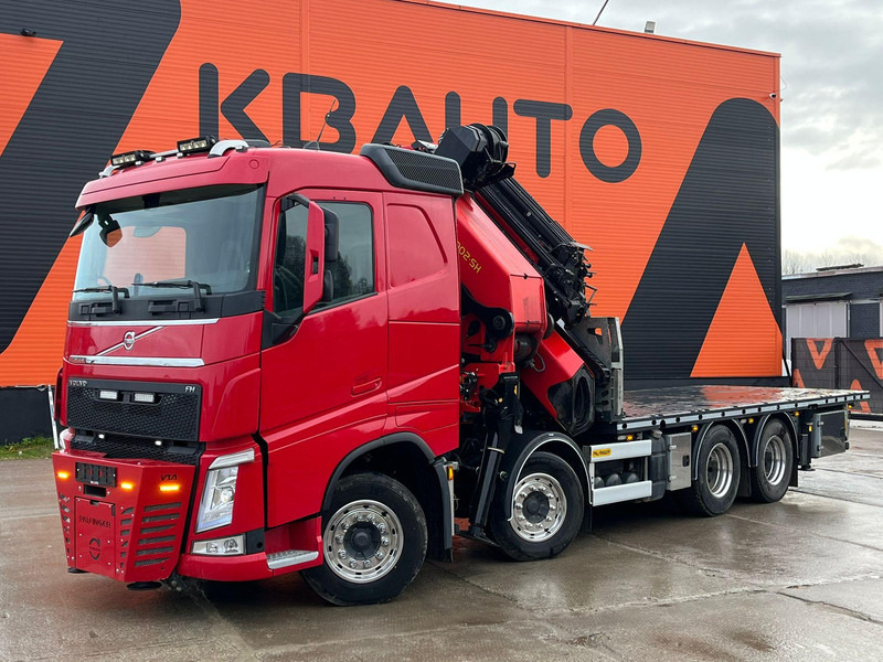 Volvo FH 540 8x4 PK 92002 + JIB + WINCH / PLATFORM L=6341-7344 mm extendable - Камион со платформа, Камион со кран: слика 1 Volvo FH 540 8x4 PK 92002 + JIB + WINCH / PLATFORM L=6341-7344 mm extendable - Камион со платформа, Камион со кран: слика 1