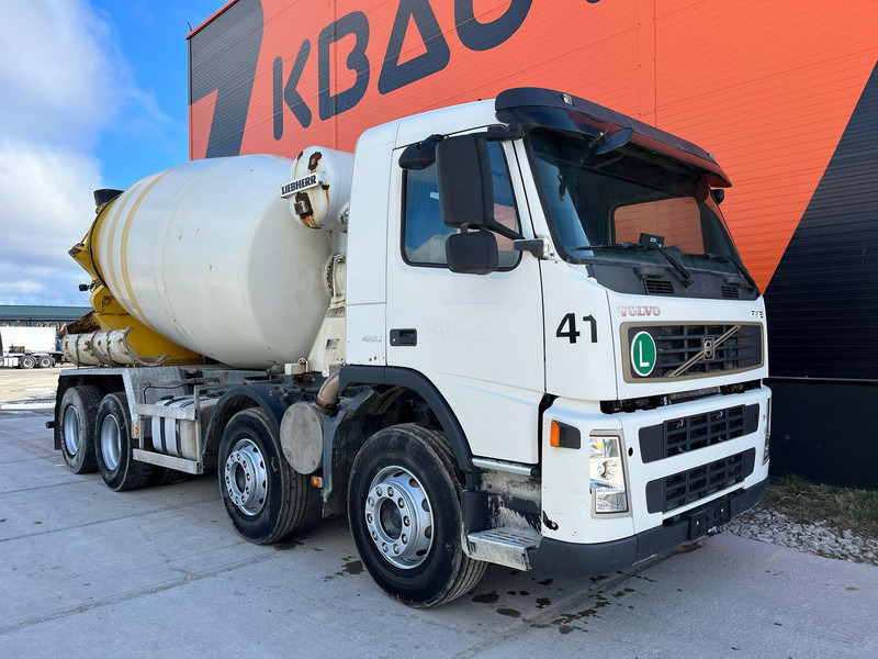 Volvo FM 12 420 8x4 INTERMIX IMF 10 m3 / FULL STEEL / ANALOG TACHOGAPH - Камион миксер за бетон: слика 3 Volvo FM 12 420 8x4 INTERMIX IMF 10 m3 / FULL STEEL / ANALOG TACHOGAPH - Камион миксер за бетон: слика 3