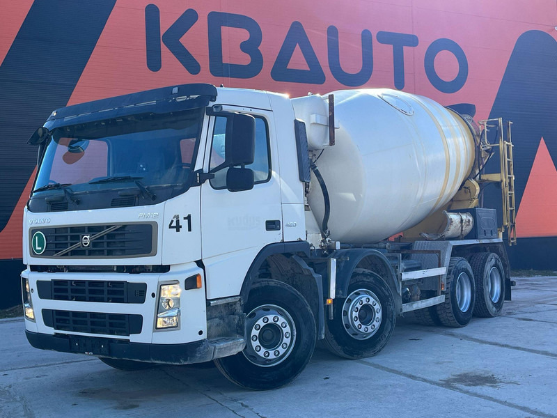 Volvo FM 12 420 8x4 INTERMIX IMF 10 m3 / FULL STEEL / ANALOG TACHOGAPH - Камион миксер за бетон: слика 1 Volvo FM 12 420 8x4 INTERMIX IMF 10 m3 / FULL STEEL / ANALOG TACHOGAPH - Камион миксер за бетон: слика 1