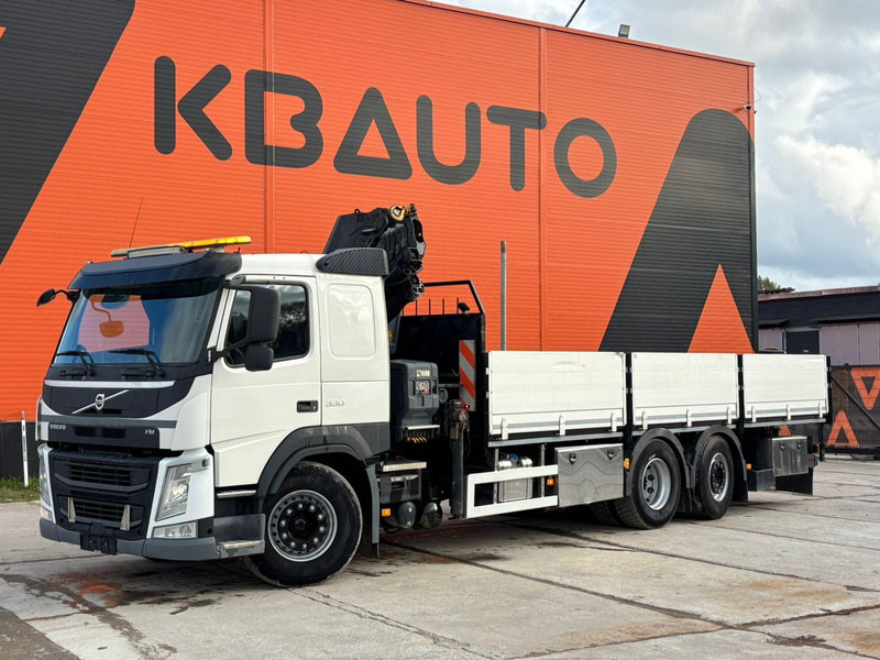 Volvo FM 330 6x2*4 HIAB X-HIPRO 192 E-5 / boom 15 m / 880 kg / PLATFORM L=7525 mm - Камион со платформа, Камион со кран: слика 2 Volvo FM 330 6x2*4 HIAB X-HIPRO 192 E-5 / boom 15 m / 880 kg / PLATFORM L=7525 mm - Камион со платформа, Камион со кран: слика 2