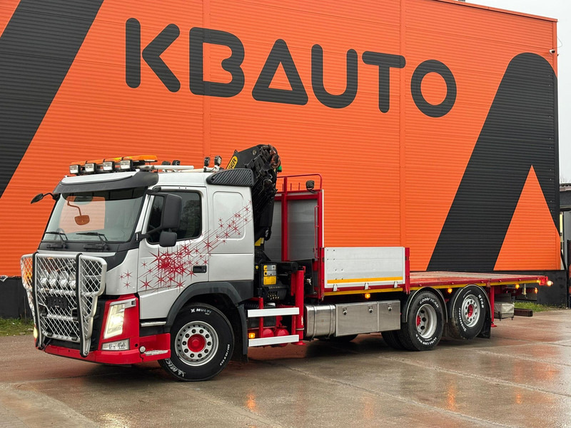 Volvo FM 410 6x2*4 PALFINGER PK 26002-EH E / PLATFORM L=6645 mm - Камион со платформа, Камион со кран: слика 2 Volvo FM 410 6x2*4 PALFINGER PK 26002-EH E / PLATFORM L=6645 mm - Камион со платформа, Камион со кран: слика 2