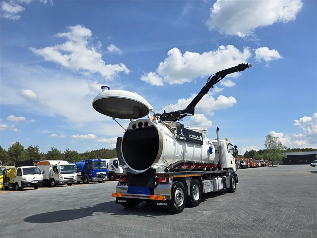Вакуумски камион Scania Saugbagger Larsen FlexVac 311 Vacuum suction loade: слика 24