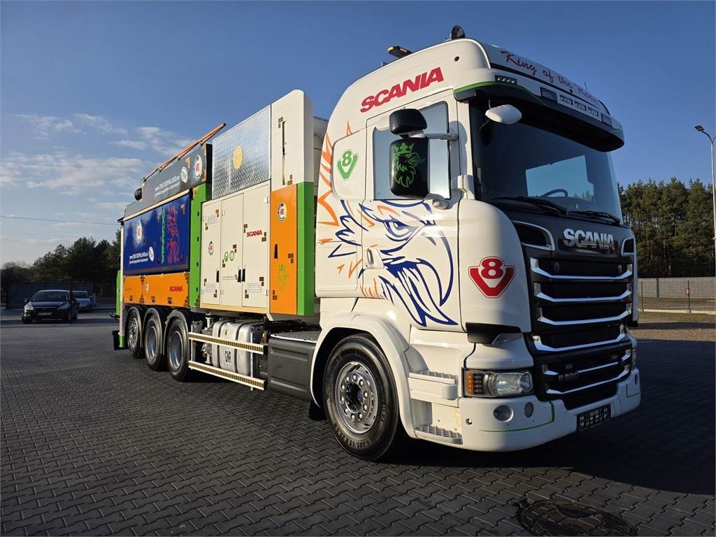 Scania V8 R580 MTS DINO 5 TRIPLE 54000V Saugbagger cleane - Вакуумски камион: слика 2 Scania V8 R580 MTS DINO 5 TRIPLE 54000V Saugbagger cleane - Вакуумски камион: слика 2