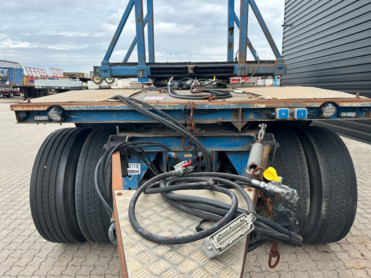 Faymonville 3 achs nachläufer - Полуприколка за низок утовар: слика 5 Faymonville 3 achs nachläufer - Полуприколка за низок утовар: слика 5