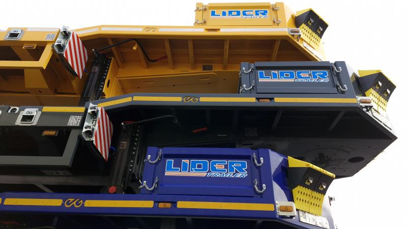 Lider trailer (Export Afrique) Porte-Char lames 4 essieux - Полуприколка за низок утовар: слика 3 Lider trailer (Export Afrique) Porte-Char lames 4 essieux - Полуприколка за низок утовар: слика 3