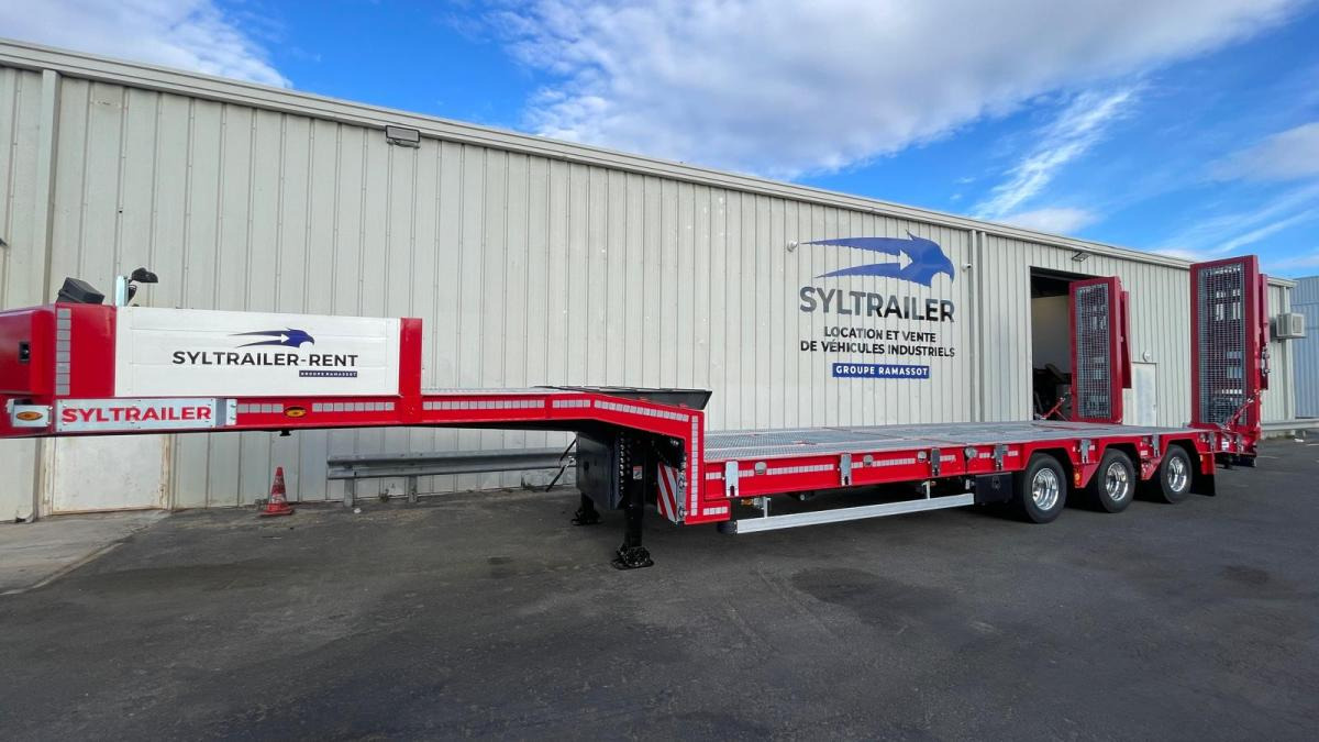 Syltrailer Porte Engins Caiboutti (Location / Rent) SYL227 - Полуприколка за низок утовар: слика 1 Syltrailer Porte Engins Caiboutti (Location / Rent) SYL227 - Полуприколка за низок утовар: слика 1