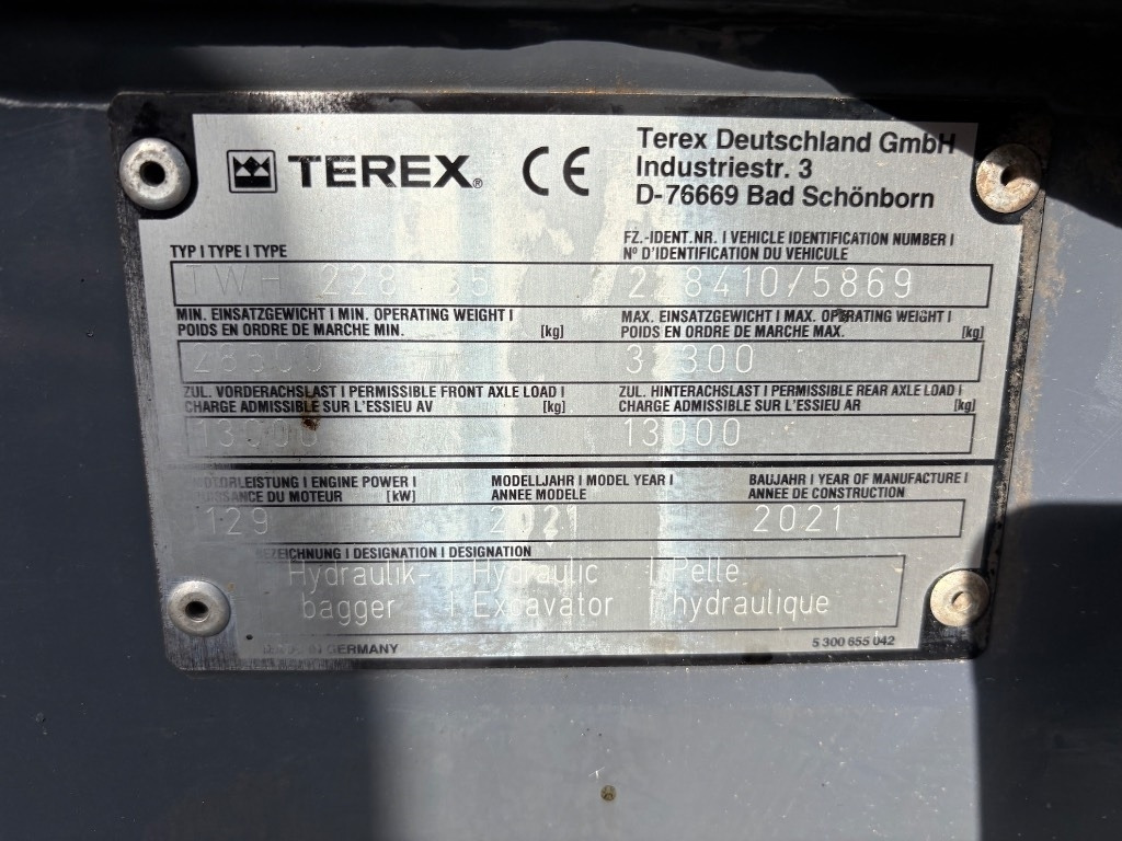 Справувач со отпад/ Индустрија Fuchs MHL 340 F - MHL340 Terex Ecotec TWH228: слика 27 Справувач со отпад/ Индустрија Fuchs MHL 340 F - MHL340 Terex Ecotec TWH228: слика 27