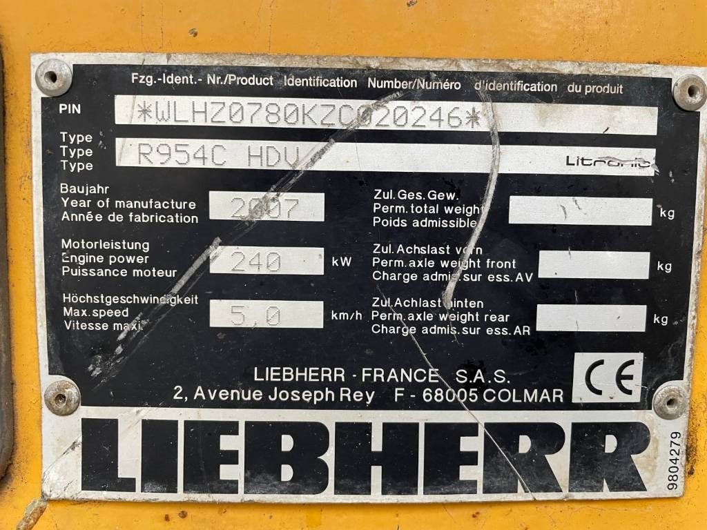 Багер за уривање Liebherr R 954 C HDV -- 28 mtr -- High Reach Demolition: слика 32