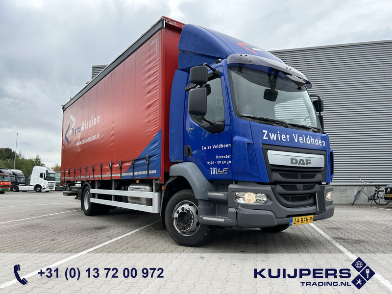 DAF LF 210 FA / 12 Ton / 454 dkm / Pritsch-Plane / LBW / APK TUV 11-25 - Камион со церада: слика 1 DAF LF 210 FA / 12 Ton / 454 dkm / Pritsch-Plane / LBW / APK TUV 11-25 - Камион со церада: слика 1