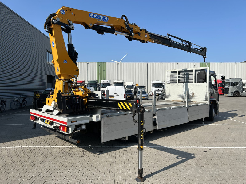DAF LF 320 FA / Effer 175.2/c3s Crane / 363 dkm / Plateau / APK TUV 08-25 - Камион со кран: слика 2 DAF LF 320 FA / Effer 175.2/c3s Crane / 363 dkm / Plateau / APK TUV 08-25 - Камион со кран: слика 2