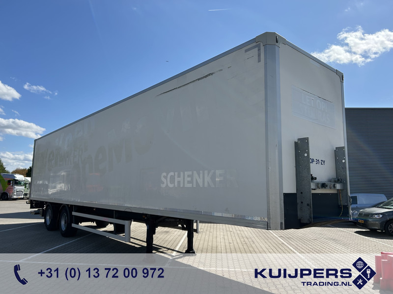 Groenewegen DRO-14-18 B / Box / Laadklep / Stuuras / APK 08-26 - Полуприколка сандучар: слика 1 Groenewegen DRO-14-18 B / Box / Laadklep / Stuuras / APK 08-26 - Полуприколка сандучар: слика 1