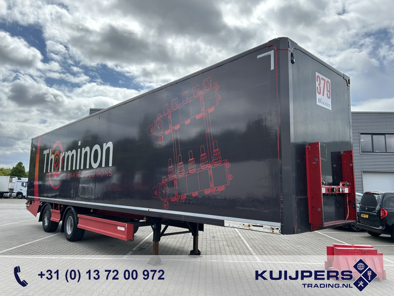 Groenewegen Jumbo DRO-14-18 / Box Trailer / 2x Stuuras / Laadklep / APK 06-26 - Полуприколка сандучар: слика 1 Groenewegen Jumbo DRO-14-18 / Box Trailer / 2x Stuuras / Laadklep / APK 06-26 - Полуприколка сандучар: слика 1