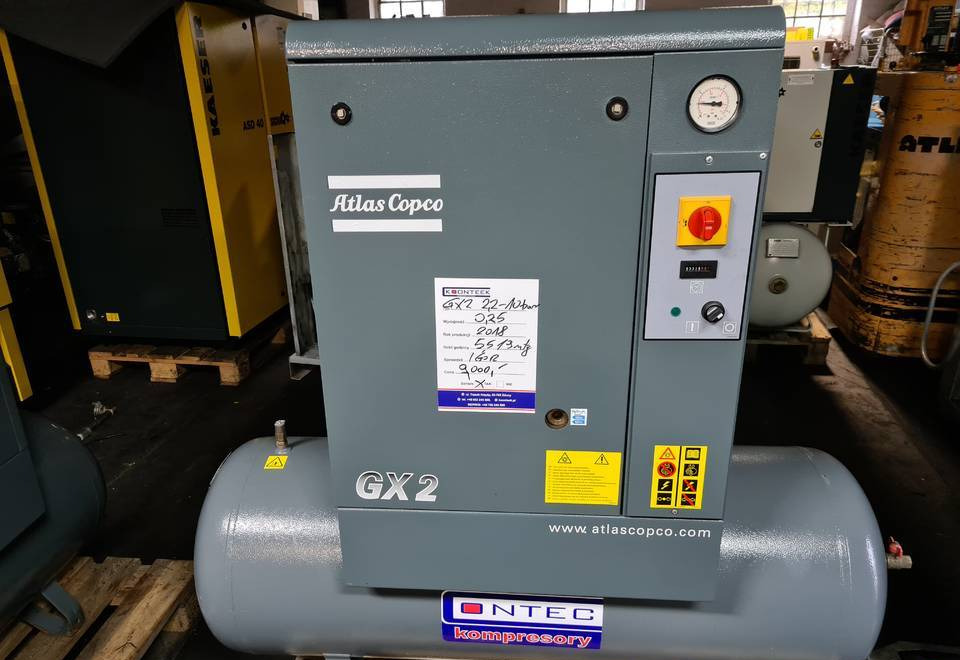 Kompresor śrubowy ATLAS COPCO GX2 2,2 kw - Компресор за воздух: слика 4 Kompresor śrubowy ATLAS COPCO GX2 2,2 kw - Компресор за воздух: слика 4