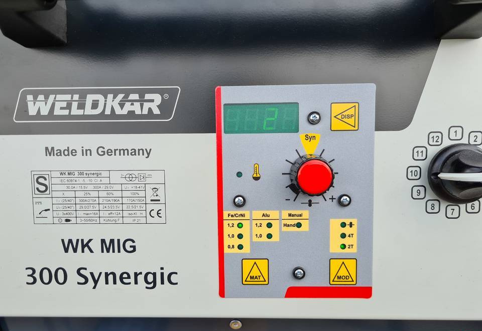 SPAWARKA MIG WELDKAR 300 Synergic 300A - Опрема за заварување: слика 4 SPAWARKA MIG WELDKAR 300 Synergic 300A - Опрема за заварување: слика 4