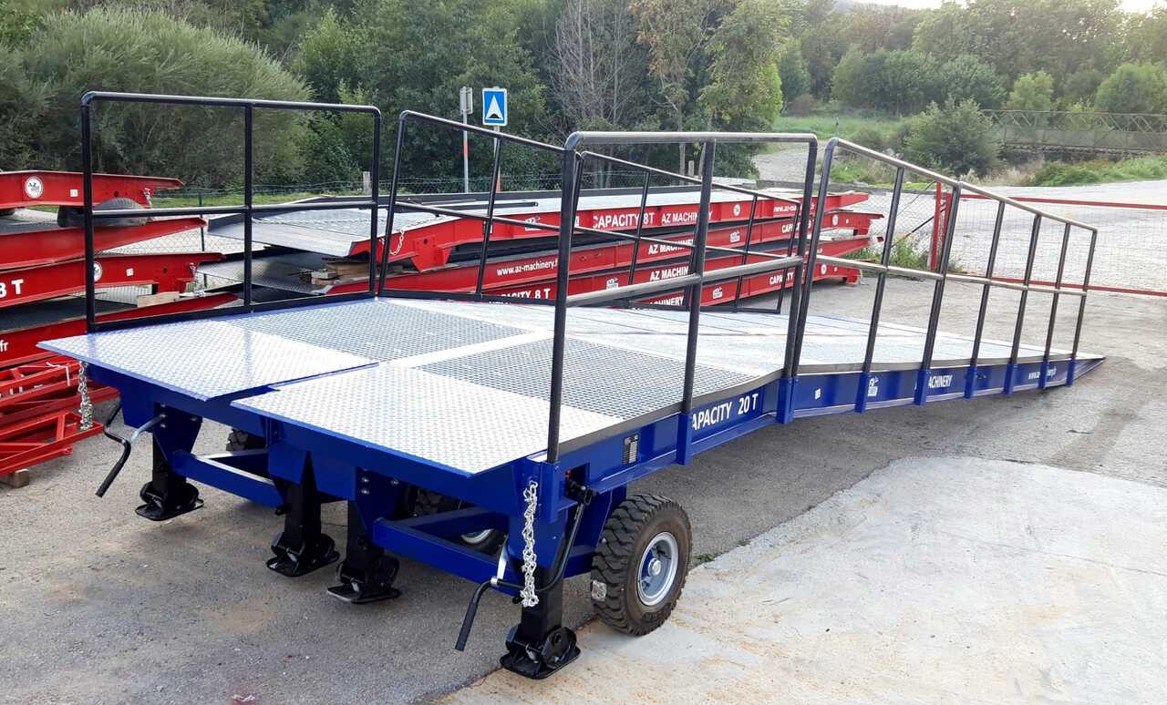 AZ RAMP KING VERSION, BIG FOOT 15 T mobile loading ramp - Товарна рампа: слика 3 AZ RAMP KING VERSION, BIG FOOT 15 T mobile loading ramp - Товарна рампа: слика 3