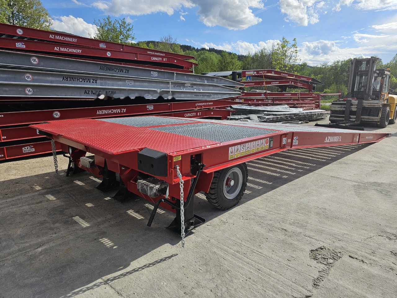 AZ RAMP KING VERSION, BIG FOOT LLO 25T mobile loading ramp - Товарна рампа: слика 1 AZ RAMP KING VERSION, BIG FOOT LLO 25T mobile loading ramp - Товарна рампа: слика 1