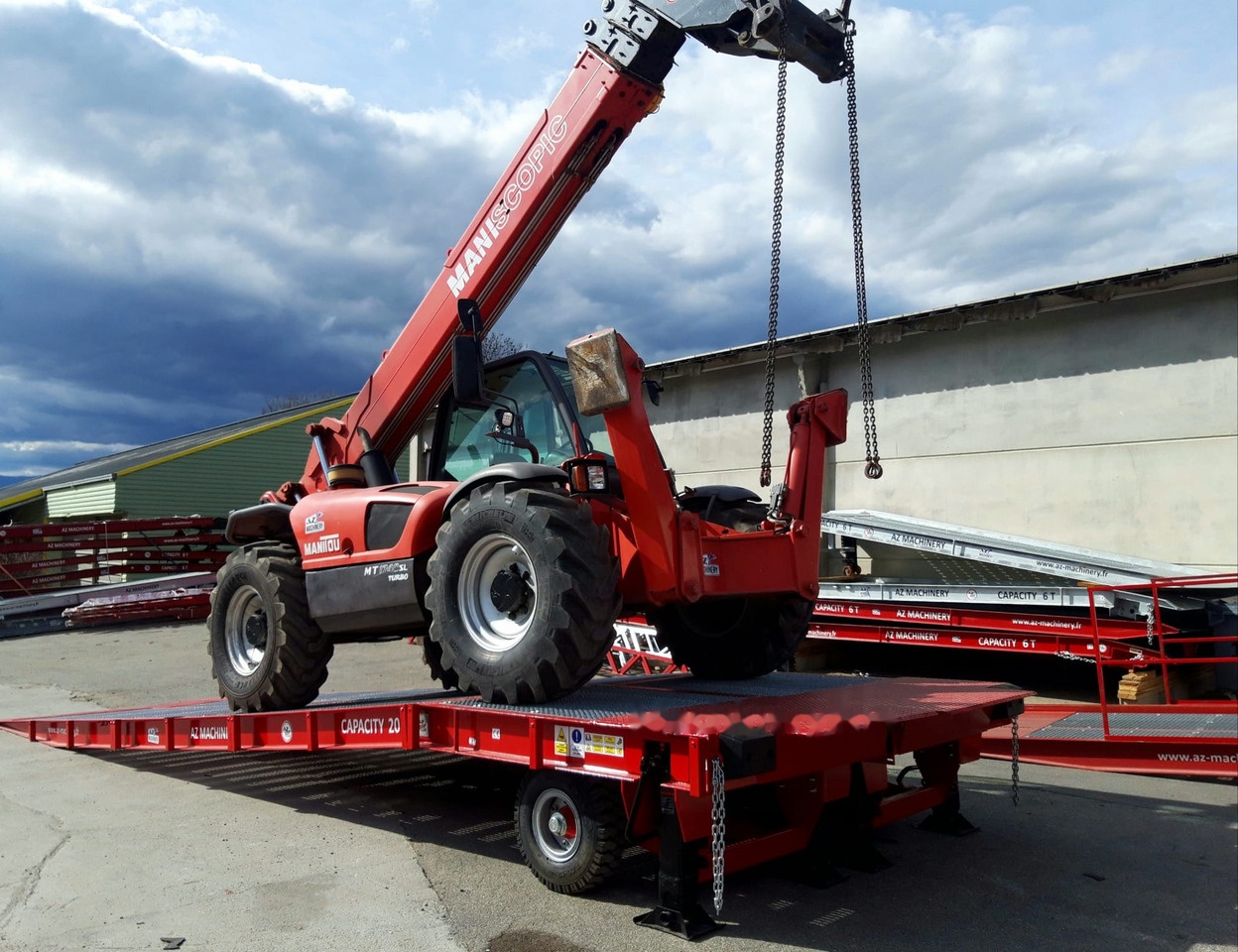 AZ RAMP KING VERSION, BIG FOOT LLO 25T mobile loading ramp - Товарна рампа: слика 3 AZ RAMP KING VERSION, BIG FOOT LLO 25T mobile loading ramp - Товарна рампа: слика 3