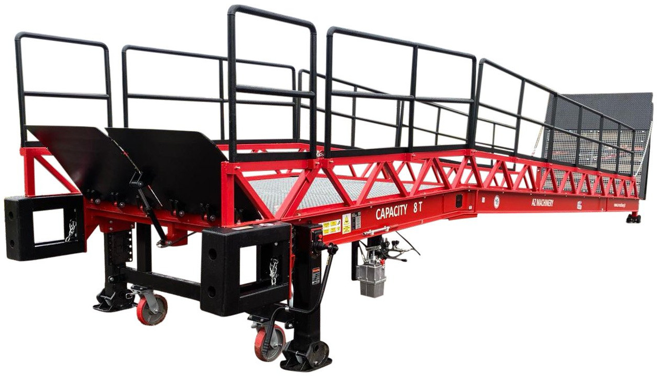 Loading Ramp with with hydraulic folding bridge - AZ RAMP - STAR-OTC- 8T. 8 ton capacity - Товарна рампа: слика 1 Loading Ramp with with hydraulic folding bridge - AZ RAMP - STAR-OTC- 8T. 8 ton capacity - Товарна рампа: слика 1