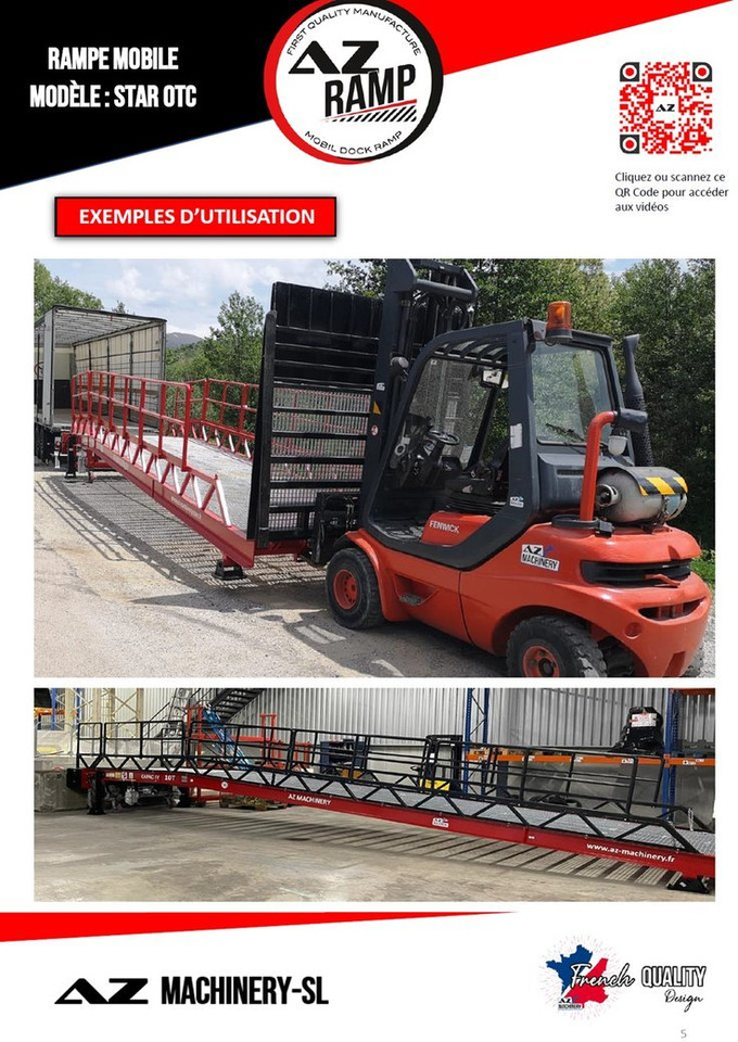 Нов Товарна рампа Loading Ramp with with hydraulic folding bridge - AZ RAMP - STAR-OTC- 8T. 8 ton capacity: слика 6 Нов Товарна рампа Loading Ramp with with hydraulic folding bridge - AZ RAMP - STAR-OTC- 8T. 8 ton capacity: слика 6