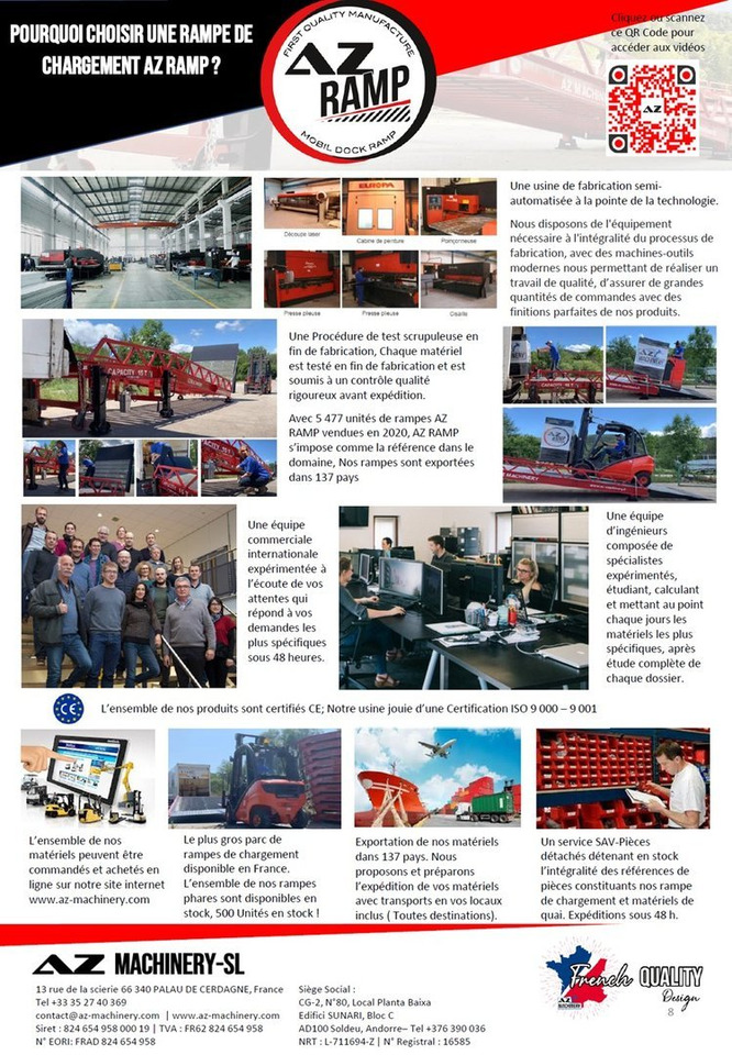 Нов Товарна рампа Loading Ramp with with hydraulic folding bridge - AZ RAMP - STAR-OTC- 8T. 8 ton capacity: слика 10 Нов Товарна рампа Loading Ramp with with hydraulic folding bridge - AZ RAMP - STAR-OTC- 8T. 8 ton capacity: слика 10