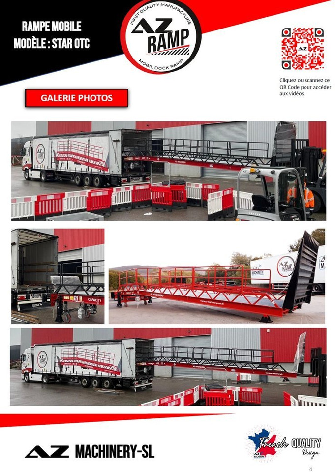 Loading Ramp with with hydraulic folding bridge - AZ RAMP - STAR-OTC- 8T. 8 ton capacity - Товарна рампа: слика 5 Loading Ramp with with hydraulic folding bridge - AZ RAMP - STAR-OTC- 8T. 8 ton capacity - Товарна рампа: слика 5