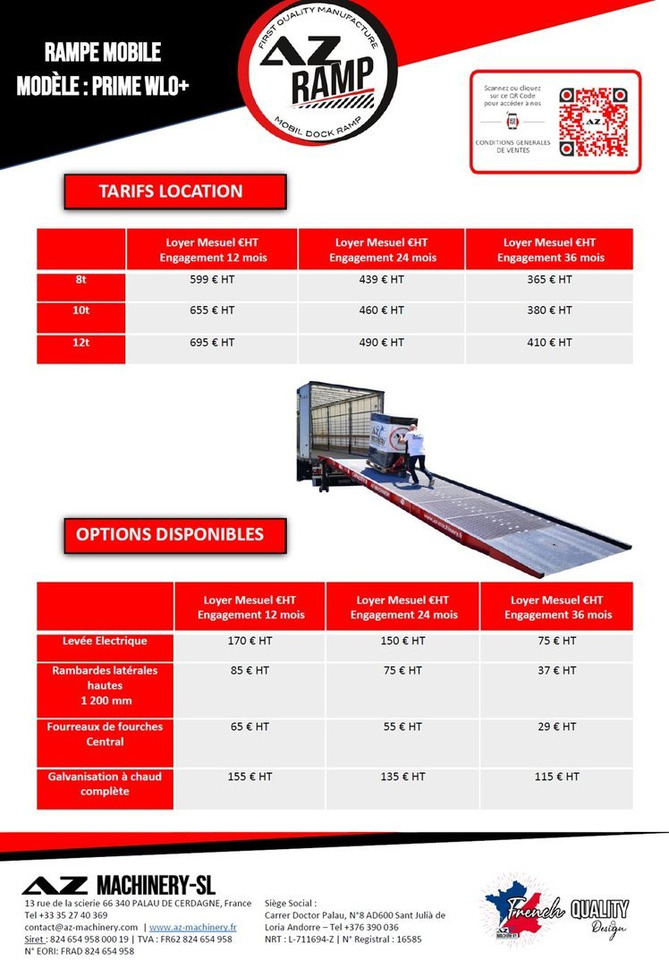 **RENTAL 12-24-36 Month** AZ RAMP-PRIME PRIME WLO + 8 . Industrial Mobil Loading Ramp - Товарна рампа: слика 2 **RENTAL 12-24-36 Month** AZ RAMP-PRIME PRIME WLO + 8 . Industrial Mobil Loading Ramp - Товарна рампа: слика 2