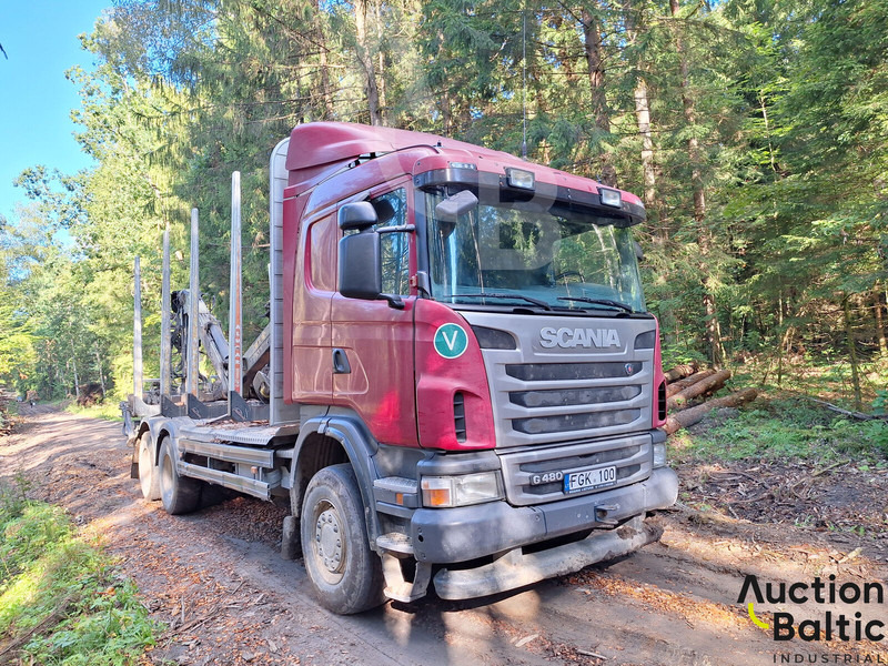 Scania R 480 - Камион за дрва, Камион со кран: слика 1 Scania R 480 - Камион за дрва, Камион со кран: слика 1