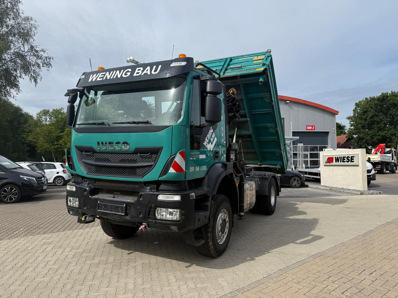 Iveco AD190 T/W Trakker 410 4x4 Allrad Kran KipperHIAB - Кипер, Камион со кран: слика 3 Iveco AD190 T/W Trakker 410 4x4 Allrad Kran KipperHIAB - Кипер, Камион со кран: слика 3