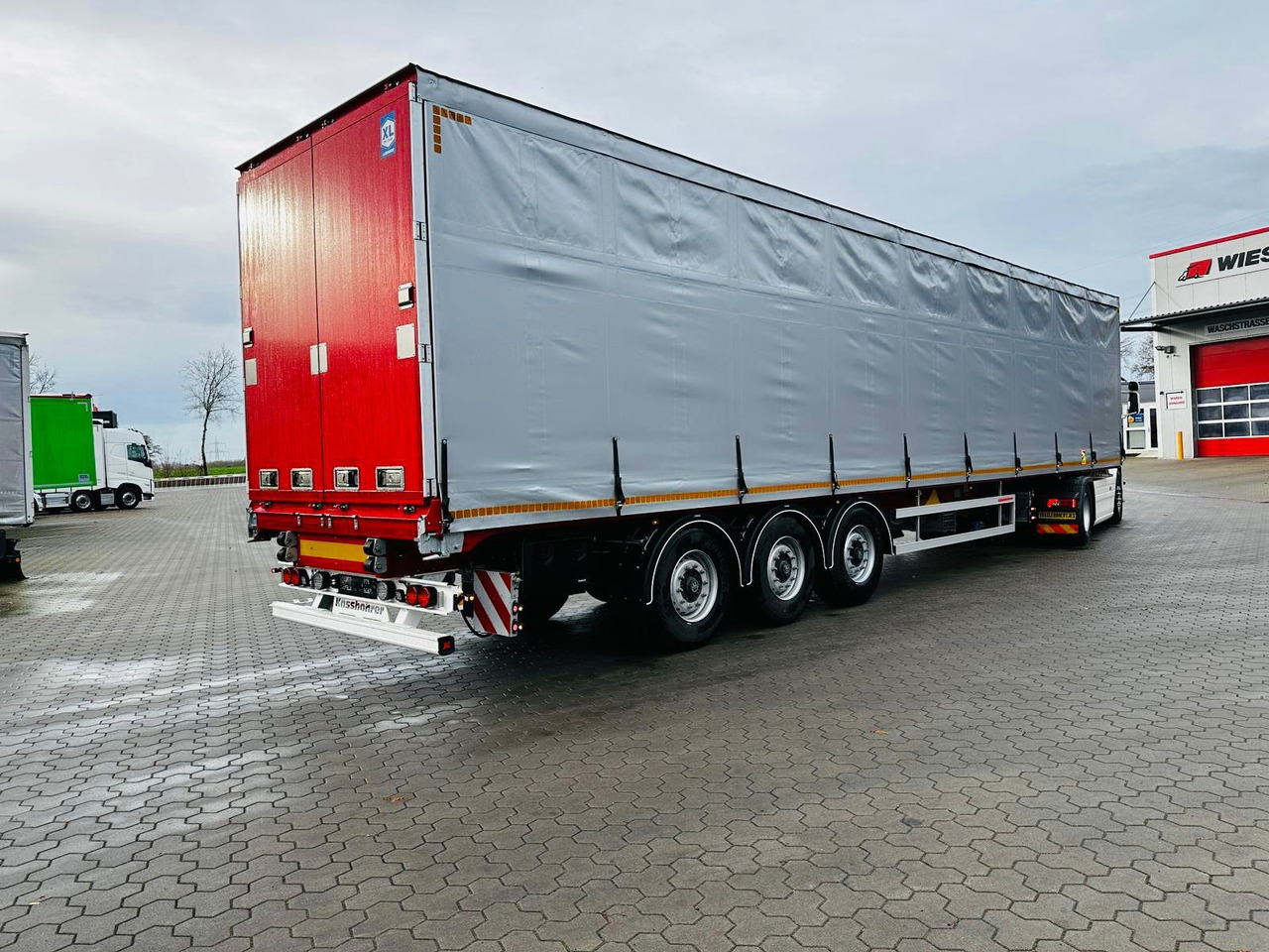 Kässbohrer K.SPO Pritsche Plane - Libner Open Box - Полуприколка со церада: слика 3 Kässbohrer K.SPO Pritsche Plane - Libner Open Box - Полуприколка со церада: слика 3