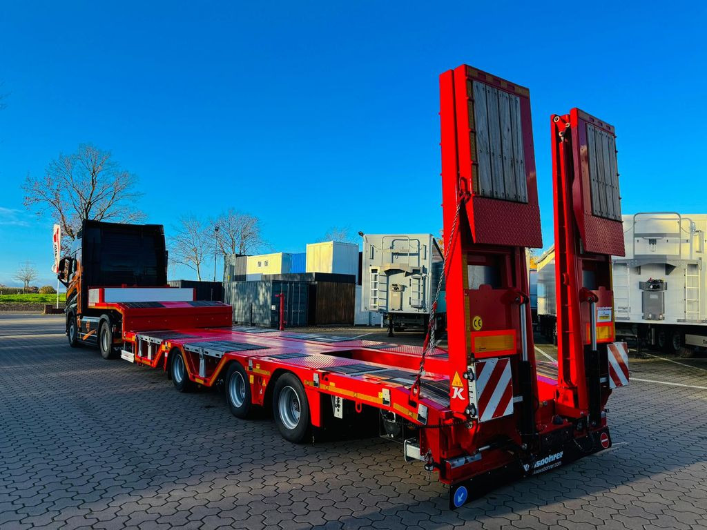 Kässbohrer SLAR3 Ausziehbares Tiefbett mit Radmulden Kässbohrer SLAR3 Tele Tiefbett Radmulden metallisiert - Полуприколка за низок утовар: слика 1 Kässbohrer SLAR3 Ausziehbares Tiefbett mit Radmulden Kässbohrer SLAR3 Tele Tiefbett Radmulden metallisiert - Полуприколка за низок утовар: слика 1