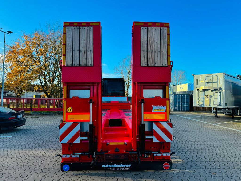 Kässbohrer SLAR3 Ausziehbares Tiefbett mit Radmulden Kässbohrer SLAR3 Tele Tiefbett Radmulden metallisiert - Полуприколка за низок утовар: слика 2 Kässbohrer SLAR3 Ausziehbares Tiefbett mit Radmulden Kässbohrer SLAR3 Tele Tiefbett Radmulden metallisiert - Полуприколка за низок утовар: слика 2