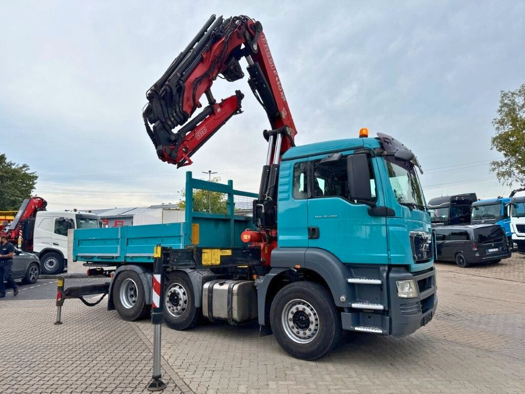 MAN TGS 26.400 6x2 Pritsche mit Fassi F450 Frontkran - Камион со платформа, Камион со кран: слика 5 MAN TGS 26.400 6x2 Pritsche mit Fassi F450 Frontkran - Камион со платформа, Камион со кран: слика 5