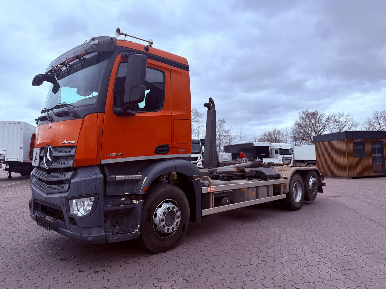 Mercedes-Benz Antos 2545 Abrollkipper Meiler2070 Kupplung Neu - Камион со кука за подигање: слика 2 Mercedes-Benz Antos 2545 Abrollkipper Meiler2070 Kupplung Neu - Камион со кука за подигање: слика 2