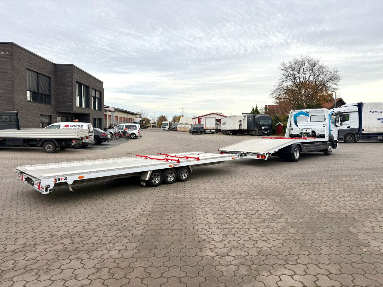 Mercedes-Benz Atego 918L Autotransporter mit BFZ Anhänger - Автотранспортен камион: слика 5 Mercedes-Benz Atego 918L Autotransporter mit BFZ Anhänger - Автотранспортен камион: слика 5