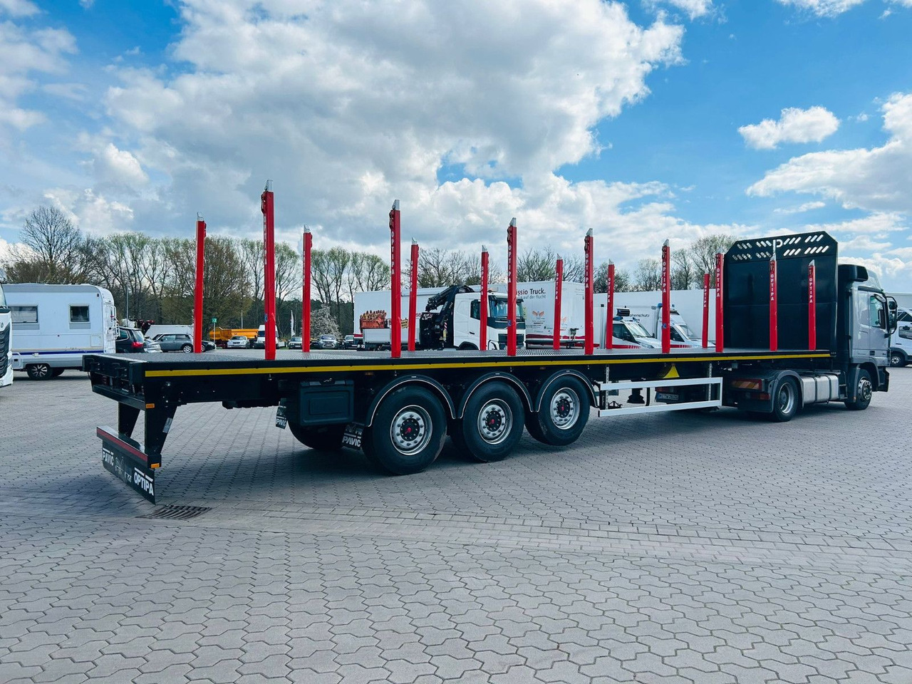 PAVIC 3-Achs Plattform-Auflieger/Leergew. ca. 7,1t - Полуприколка за дрва: слика 4 PAVIC 3-Achs Plattform-Auflieger/Leergew. ca. 7,1t - Полуприколка за дрва: слика 4