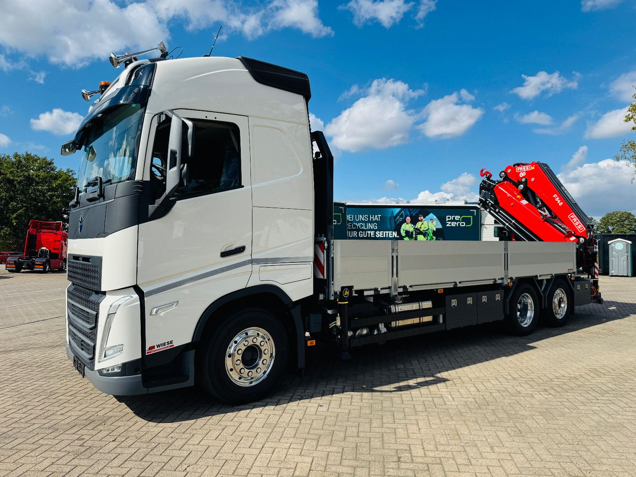 Volvo FH 540 6x2 Container Fassi F545 Heck - Камион со платформа, Камион со кран: слика 3 Volvo FH 540 6x2 Container Fassi F545 Heck - Камион со платформа, Камион со кран: слика 3