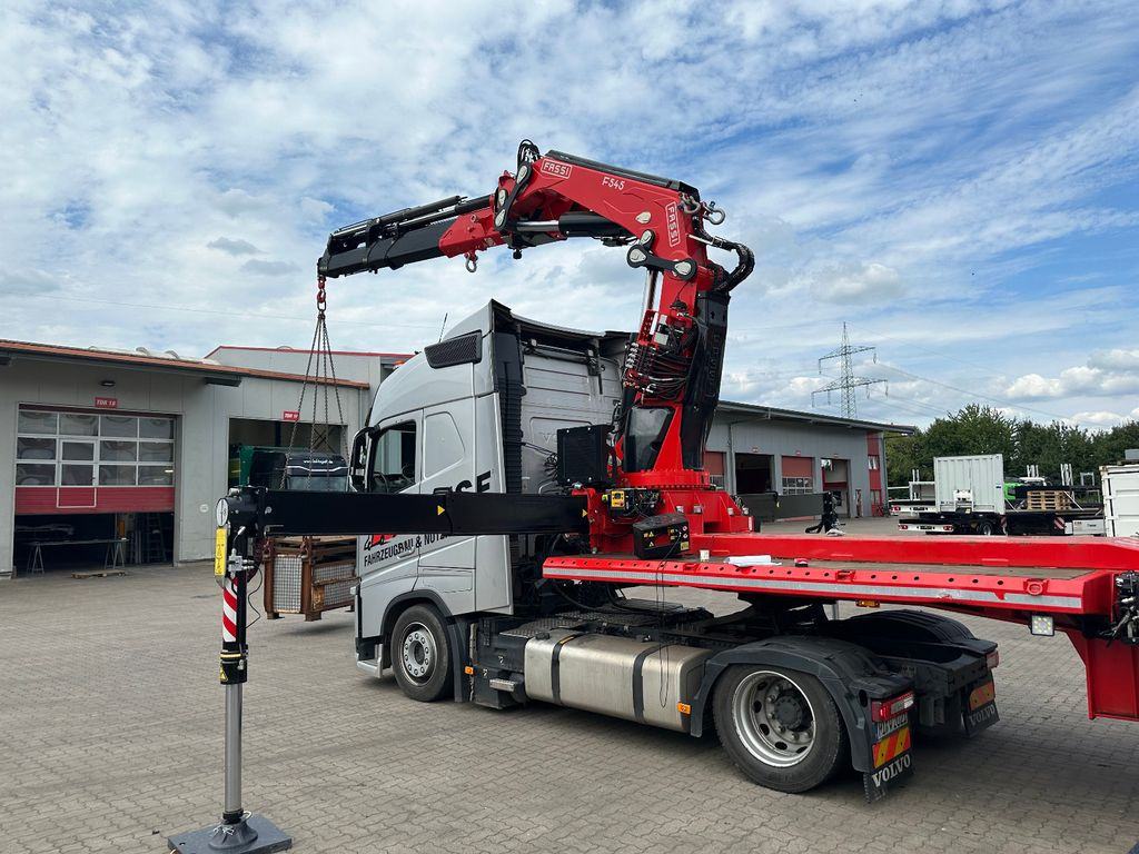 Wiese Stufensattel Tieflader mit Kran Fassi F545 - Полуприколка за низок утовар: слика 3 Wiese Stufensattel Tieflader mit Kran Fassi F545 - Полуприколка за низок утовар: слика 3
