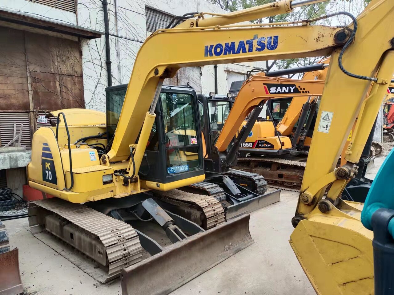 KOMATSU PC70-mini excavator - Мини багер: слика 2 KOMATSU PC70-mini excavator - Мини багер: слика 2