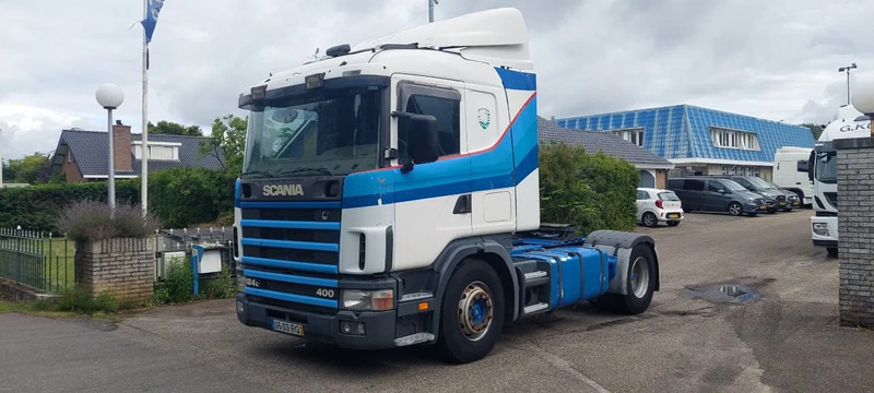 Scania R124-400 4x2 TRUCKHEAD + KIPPER HYDRAULIC + AIRO + RETARDER - Камион влекач: слика 1 Scania R124-400 4x2 TRUCKHEAD + KIPPER HYDRAULIC + AIRO + RETARDER - Камион влекач: слика 1