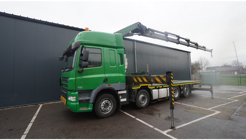 DAF CF 85.410 8X2 OPEN BOX WITH PALFINGER 42502 CRANE - Камион со кран: слика 2 DAF CF 85.410 8X2 OPEN BOX WITH PALFINGER 42502 CRANE - Камион со кран: слика 2