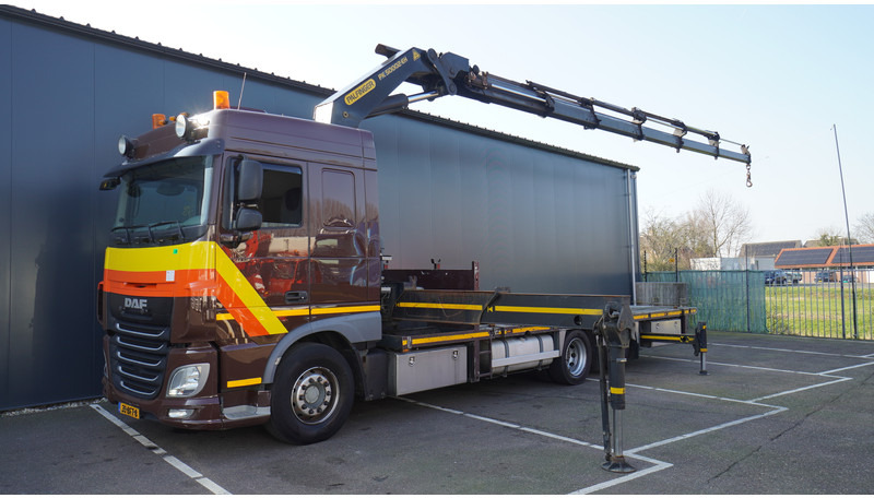 DAF XF 460 6X2 FLATBED TRUCK WITH PALFINGER PK 50002 CRANE - Камион со кран: слика 2 DAF XF 460 6X2 FLATBED TRUCK WITH PALFINGER PK 50002 CRANE - Камион со кран: слика 2