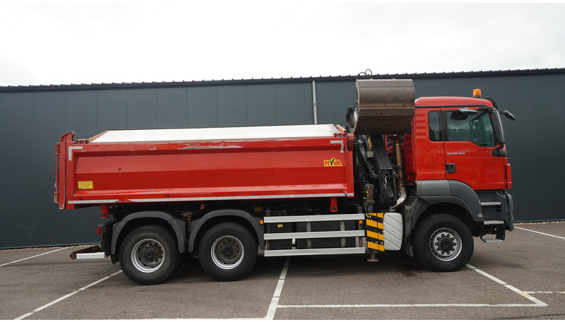 MAN TGS 28.400 6X6 2 SIDE TIPPER WITH HMF 1643 CRANE 376.400KM - Камион со кран: слика 5 MAN TGS 28.400 6X6 2 SIDE TIPPER WITH HMF 1643 CRANE 376.400KM - Камион со кран: слика 5