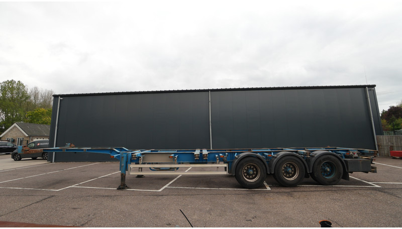 Pacton 3 AXLE CONTAINER TRANSPORT TRAILER - Транспортер на контејнер/ Полуприколка со променливо тело: слика 1 Pacton 3 AXLE CONTAINER TRANSPORT TRAILER - Транспортер на контејнер/ Полуприколка со променливо тело: слика 1