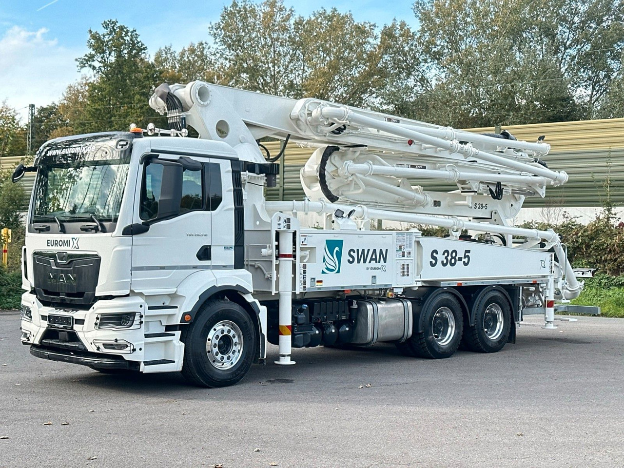 MAN TGS 26.510 6x4 SWAN TSP 38-5 160RZ ( 38m ) - Камион со бетонска пумпа: слика 2 MAN TGS 26.510 6x4 SWAN TSP 38-5 160RZ ( 38m ) - Камион со бетонска пумпа: слика 2