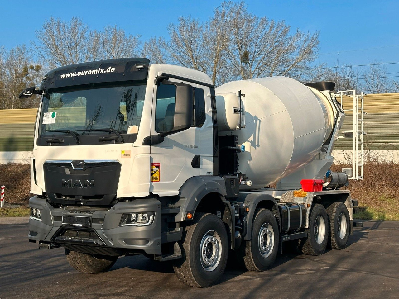 MAN TGS 37.480 8x4 EuromixMTP EM 10 L - Камион миксер за бетон: слика 1 MAN TGS 37.480 8x4 EuromixMTP EM 10 L - Камион миксер за бетон: слика 1