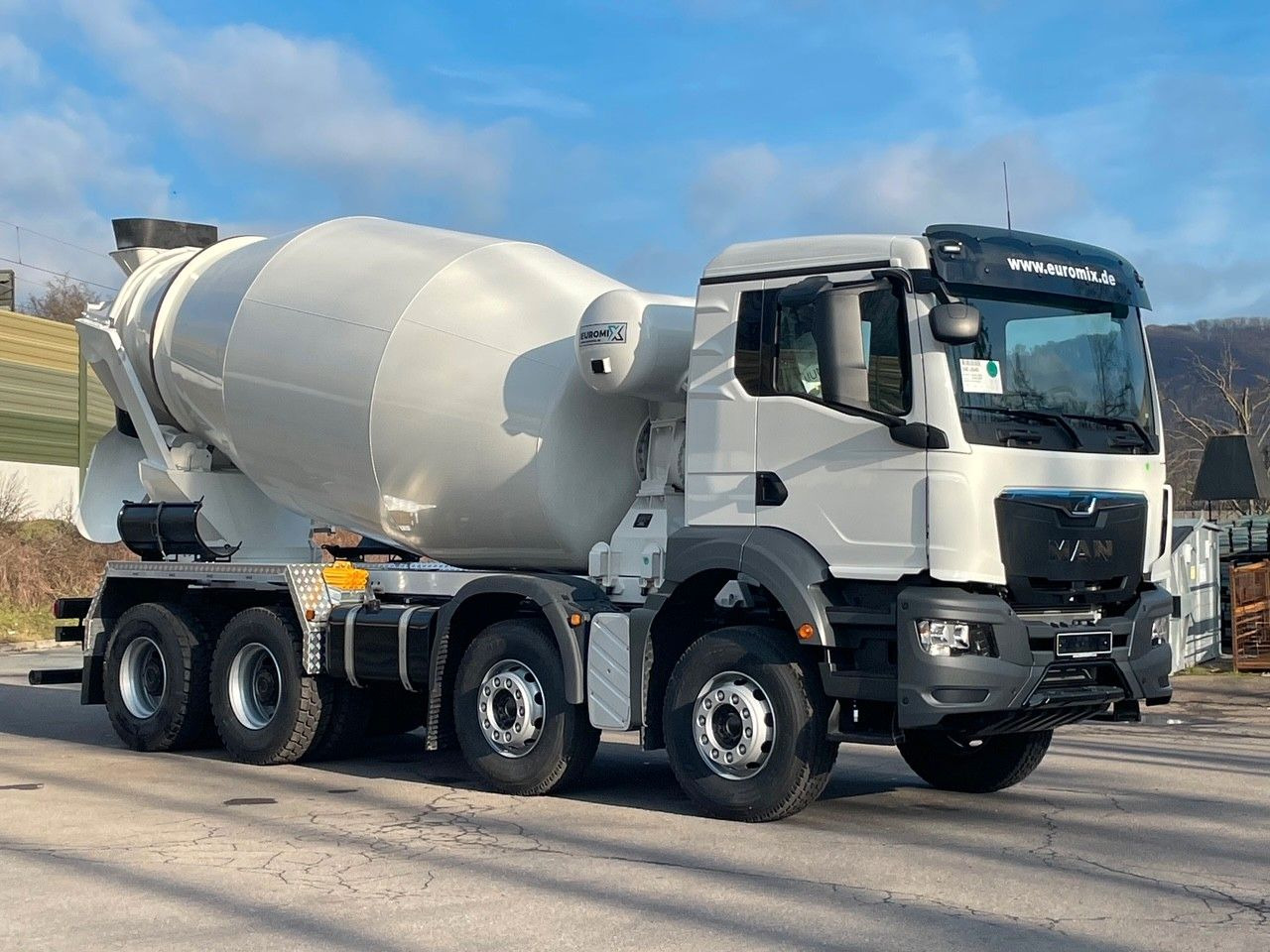 MAN TGS 41.400 8x4 / EuromixMTP EM 10m³ R / EURO 2 - Камион миксер за бетон: слика 1 MAN TGS 41.400 8x4 / EuromixMTP EM 10m³ R / EURO 2 - Камион миксер за бетон: слика 1